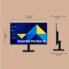 Samsung S27D304GAU kompiuterio monitorius 68,6 cm (27 colių) Full HD LED juodas