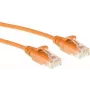 ACT Orange 2 m LSZH U/UTP CAT6 duomenų centro plonas pataisinis kabelis su apsaugotais RJ45 kištukais