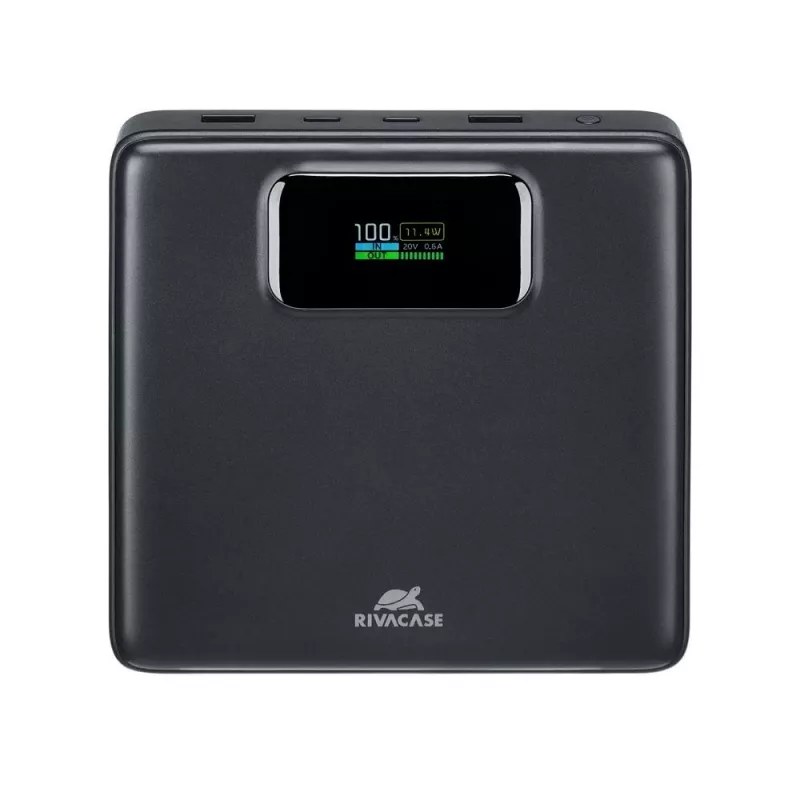 Power bank Rivacase VA1091 – 25800 mAh, bendra išėjimo galia 100 W, USB prievadai