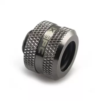 XSPC jungtis G1/4 prie 14mm kieto vamzdelio, juodas chromas - 8 vnt.