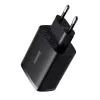 Baseus Compact Quick Charger, 3x USB, 17W (Juoda)