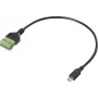 Renkforce USB 2.0 adapterinis kabelis [1x 2.0 Micro-B kištukas - 1x gnybtinis jungimas] RF-6443956 30 cm