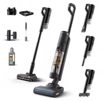 Philips 7000 serijos XW7264/11 belaidis šluotinis siurblys 3-in-1, šlapiam ir sausam valymui, be maišelio, 160 W, juodas