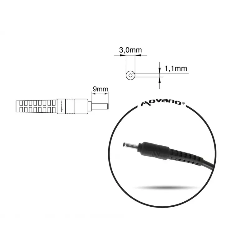 Maitinimo blokas MITSU 19V 2.37A modelis 5ZM009 nešiojamiesiems įrenginiams