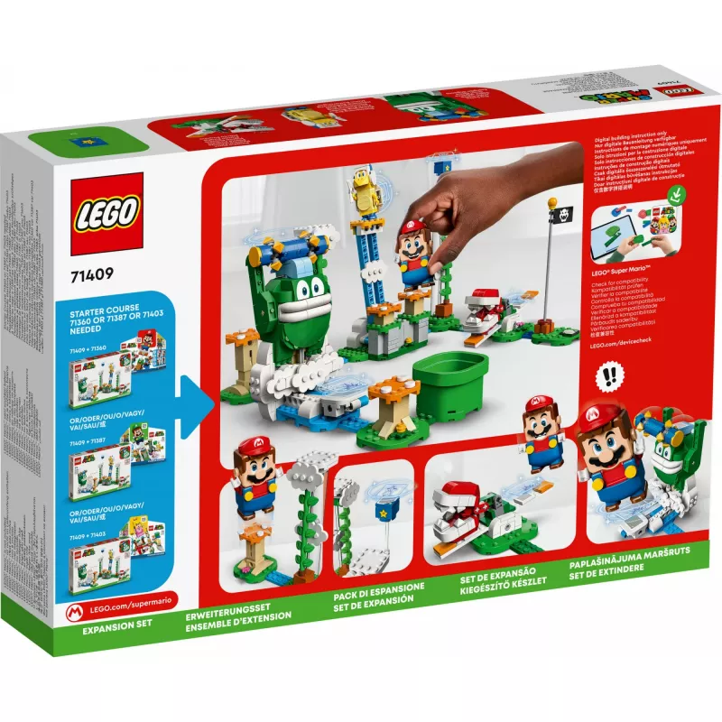 LEGO Super Mario 3 priešų figūrėlės 71409 – Bumerango brolis ir Piranijos augalas