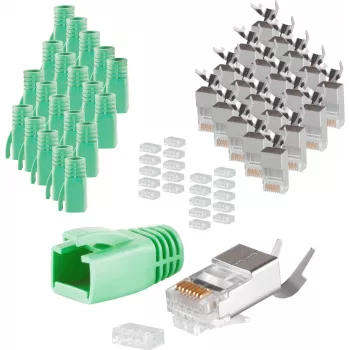 RJ-45 jungtis ShiverPeaks 72067-20G žalia