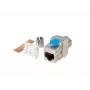 Keystone modulis Lanberg KSF8-4000 plokščias mėlynas sidabrinis RJ-45 CAT.8.1 FTP