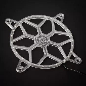 LED juosta SILVERSTONE FG141 — universali 140 × 6 × 140 mm