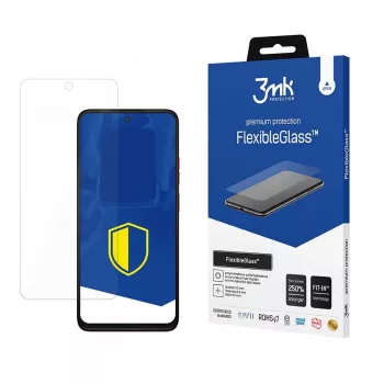3MK FlexibleGlass apsauginis stiklas Motorola Moto G35 5G skaidrus, atsparus smūgiams ir įbrėžimams