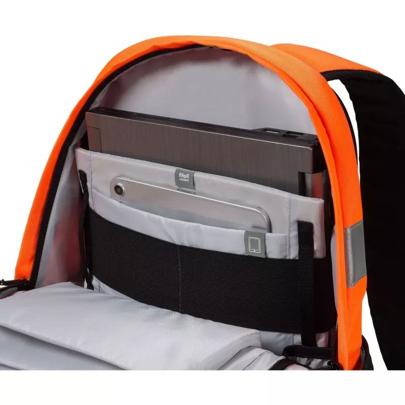 Dėklas Dicota HI-VIS V2 nešiojamam kompiuteriui 39,6 cm (15,6 colio) - kuprinė