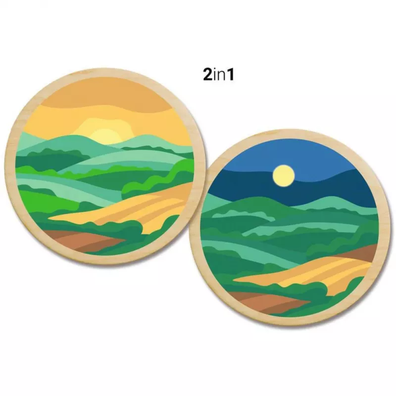 Ravensburger CreArt Wooden Hills 25925 tapyba pagal skaičius ant medžio