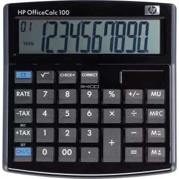 HP-OC 100 II/INT BX juodas biuro skaičiuotuvas
