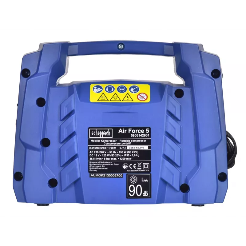 Oro kompresorius Scheppach AIR-FORCE 5 5906142901 0,2 W AC