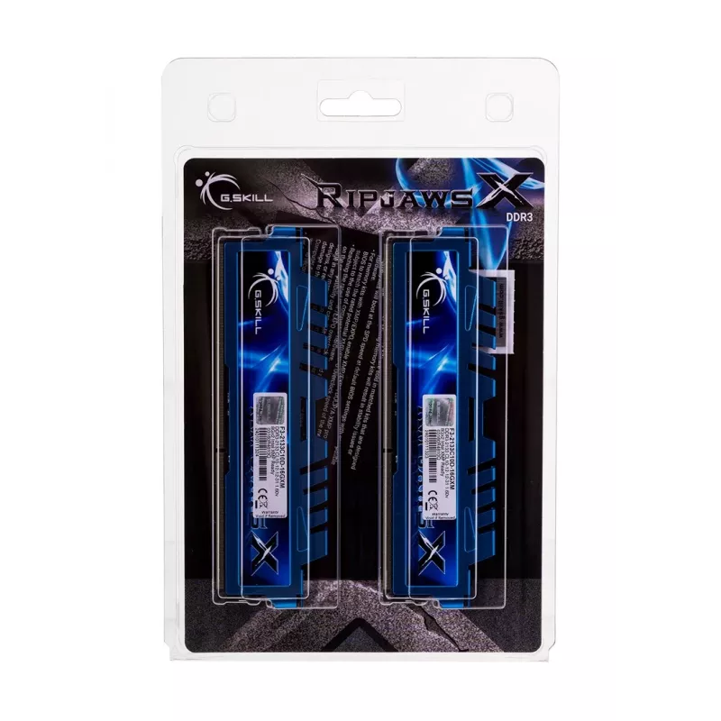G.SKILL RipjawsX DDR3 16GB (2x8GB) 2133MHz 240-pin DIMM, 1.6V, CL12, dviejų kanalų, radiatoriumi