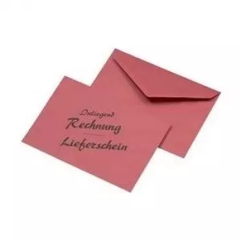 Vokas MAILmedia C6 raudonas 75 g/m² šlapias lipdukas 114 x 162 mm