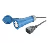 APC maitinimo laidas, C20 į IEC309 (16A), 2,5 m, 230 V, 16 A