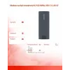 M.2 SSD korpusas SAVIO AK-67 Pilka, USB 10 Gbit/s, vieno M.2 disko palaikymas