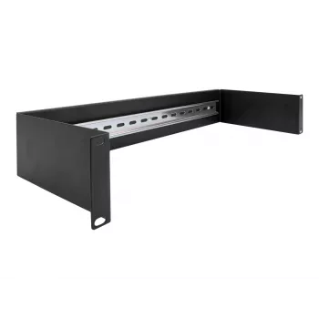 Kabelių bėgelis DeLOCK 66884 Juodas 180 mm plotis 482 mm gylis 90 mm aukštis