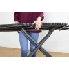 Pilno dydžio lyginimo lenta Taurus 994178000 — 410 x 1250 mm, reguliuojamas aukštis iki 930 mm, medvilninis užvalkalas, juoda