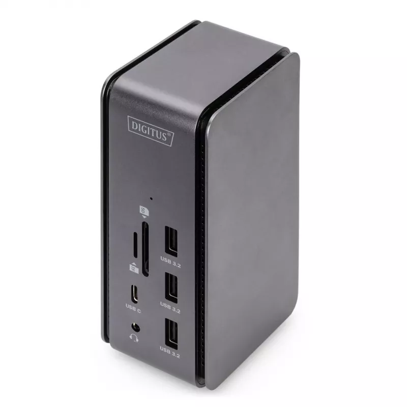 USB4 Dockinė stotelė Digitus DA-70897 8K USB Type-C 100W Power Delivery