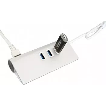 USB 3.2 Gen 1 Type-C sąsajos šakotuvas EXSYS EX-1132-N su 3x USB-A ir Gigabit Ethernet