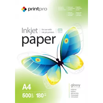Foto popierius ColorWay PrintPro PGE180500A4 180 g/m², 500 lapų, A4