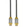 HDMI kabelis IBOX HD08 2 m, HDMI Type A kištukas–kištukas, HDMI 2.1, sidabrinis