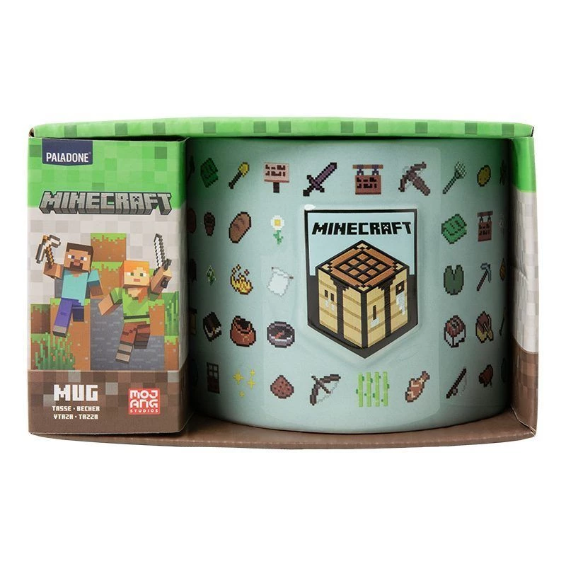 Puodelis Paladone Minecraft reljefinis dizainas PP14641MCF 330–350 ml keramika