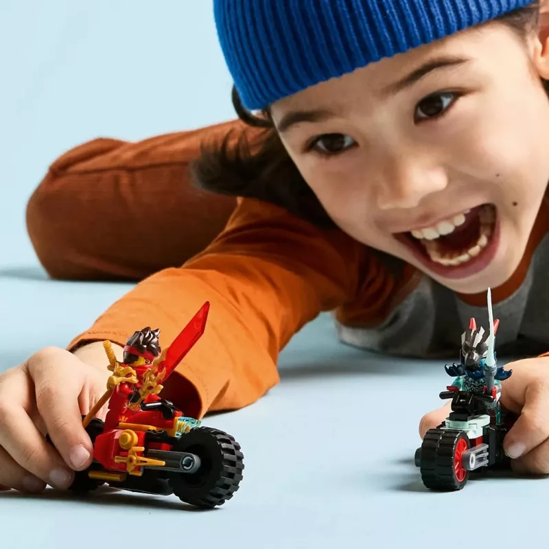 LEGO konstruktorius NINJAGO 71838 Kai motociklo greičio lenktynės — 79 dalių, 2 minifigūrėlės, amžius 6+, matmenys 40×30×90 mm