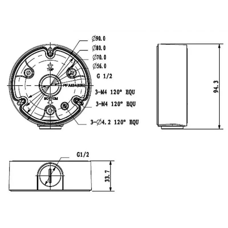 PFA135 kameros adapteris