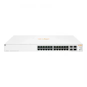 HPE Aruba Networking Instant On 1930 24G Class4 PoE 4SFP/SFP+ 370W valdomas L2+ Gigabit Ethernet (10/100/1000) maitinimas per Ethernet (PoE) 1U balta