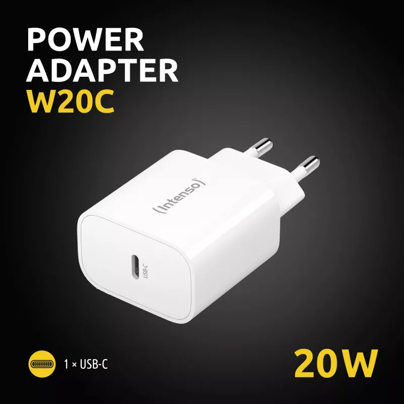 Intenso POWER ADAPTER USB-C 7802012 - 20 W kroviklis patalpoms