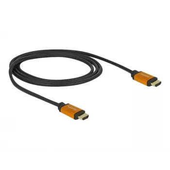 HDMI kabelis DeLOCK 85727 1 m, A tipo kištukas – A tipo kištukas, juodas auksu