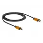 HDMI kabelis DeLOCK 85727 1 m, A tipo kištukas – A tipo kištukas, juodas auksu