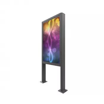 Signalinio ekrano gaubtas Edbak POK101 Plieninis Juodas Portretinis 862x200x1981mm