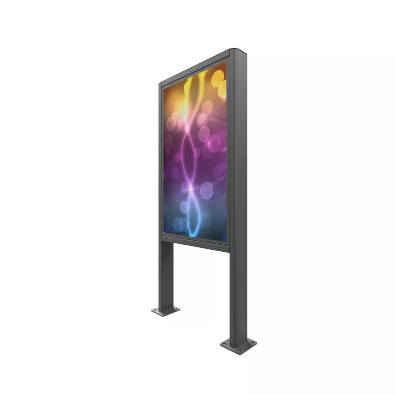 Signalinio ekrano gaubtas Edbak POK101 Plieninis Juodas Portretinis 862x200x1981mm