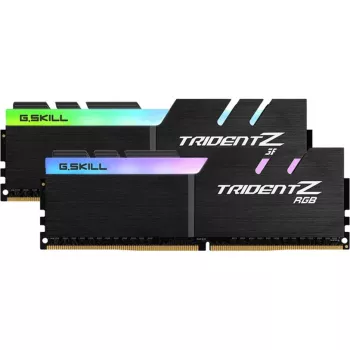 DIMM 16 GB DDR4-3200 (2x 8 GB) Dual-Kit, Arbeitsspeicher schwarz, F4-3200C16D-16GTZR, Trident Z RGB, INTEL XMP