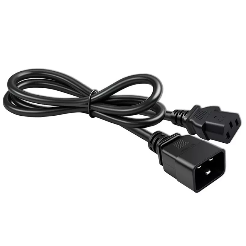 Maitinimo laidas Qoltec 53991 juodas 1,2 m C20 C13 mova