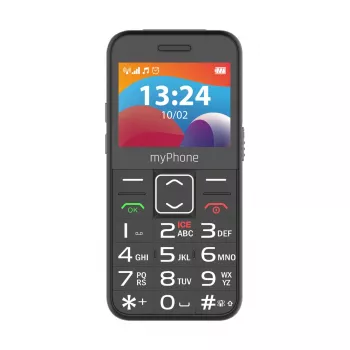 Mobilusis telefonas myPhone HALO 3 LTE (juodas, 2.4 colio IPS, 48 MB RAM, 128 MB atminties, Dual SIM, 3G, Bluetooth 2.1, USB Type-C, 0.3 MP kamera)