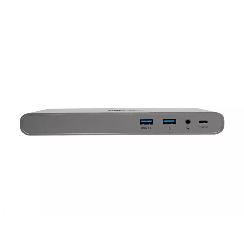 Eaton Tripp Lite USB-C Dock, Triple Display - 4K HDMI/DisplayPort, VGA, USB 3.2 Gen 1, USB-A/USB-C Hub, GbE, 100W PD Įkrovimas, Tarptautiniai Maitinimo Laidai - dokavimo stotelė USB-C