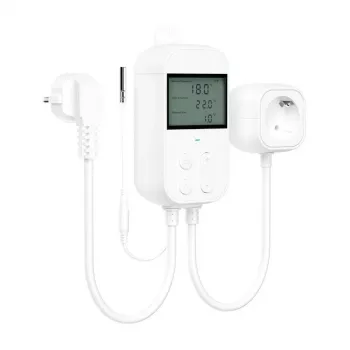 Termostatinis kištukinis lizdas Meross MTS960HK White LCD AC 16A