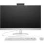 HP 27-cr0109ng Intel® Core™ i3 i3-N300 68,6 cm (27) 1920 x 1080 pikselių Viskas-viename kompiuteris 8 GB DDR4-SDRAM 512 GB SSD FreeDOS Wi-Fi 6 (802.11ax) Baltas (9U7M0EA#ABD)