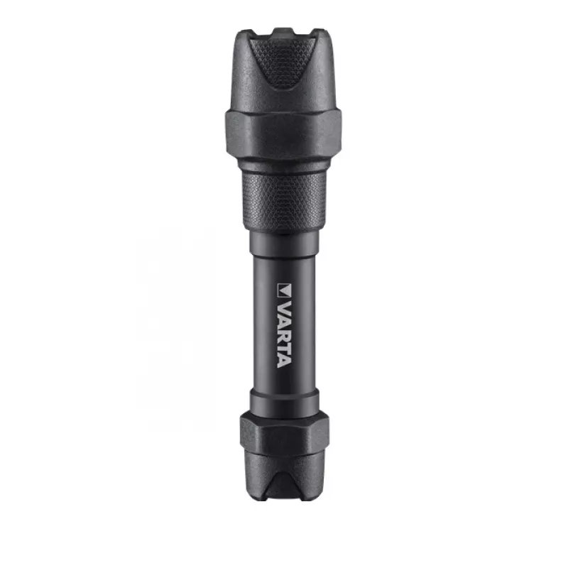 Varta Indestructible F20 Pro – rankinis žibintuvėlis – juodas – aliuminis – 9 m – IP67 – LED