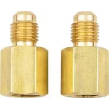 Adapteris testo 0554 3113 šaldymo žarnoms — 1/4 colio į 5/16 colio SAE ir 7/16 colio į 1/2 colio UNF