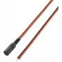 VOLTCRAFT žemos įtampos jungiamasis kabelis, lizdas – atviras galas, 5,5 mm / 2,5 mm, 2 m, 1 vnt.