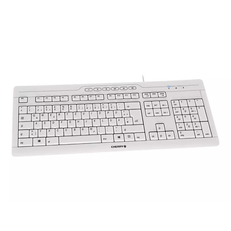 CHERRY STREAM 3.0 klaviatūra biurui USB pilka