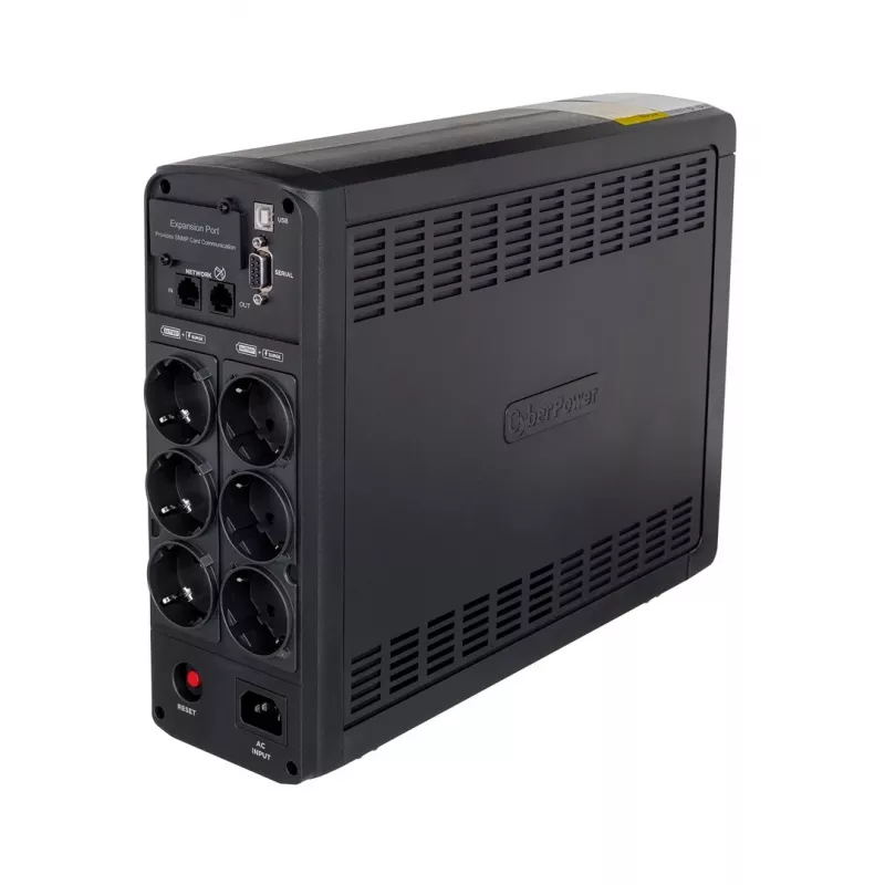 CyberPower CP1600EPFCLCD nepertraukiamo maitinimo šaltinis (UPS) Line-Interactive 1.6 kVA 1000 W 6 kištukinių lizdų