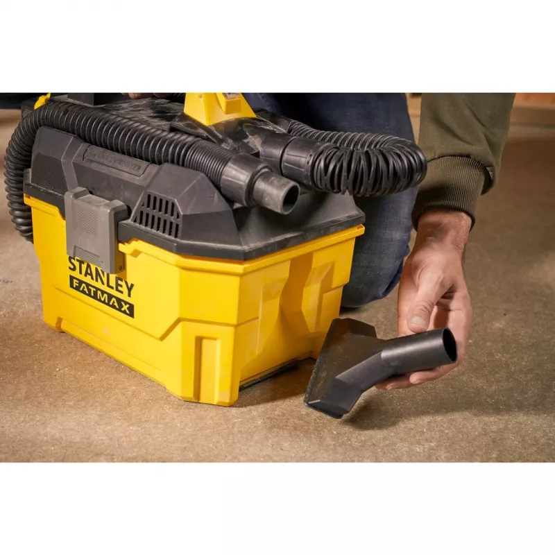 Stanley FATMAX SFMCV002B-XJ dulkių siurblys 7,5 L būgninis sausam ir šlapiam valymui be maišelio