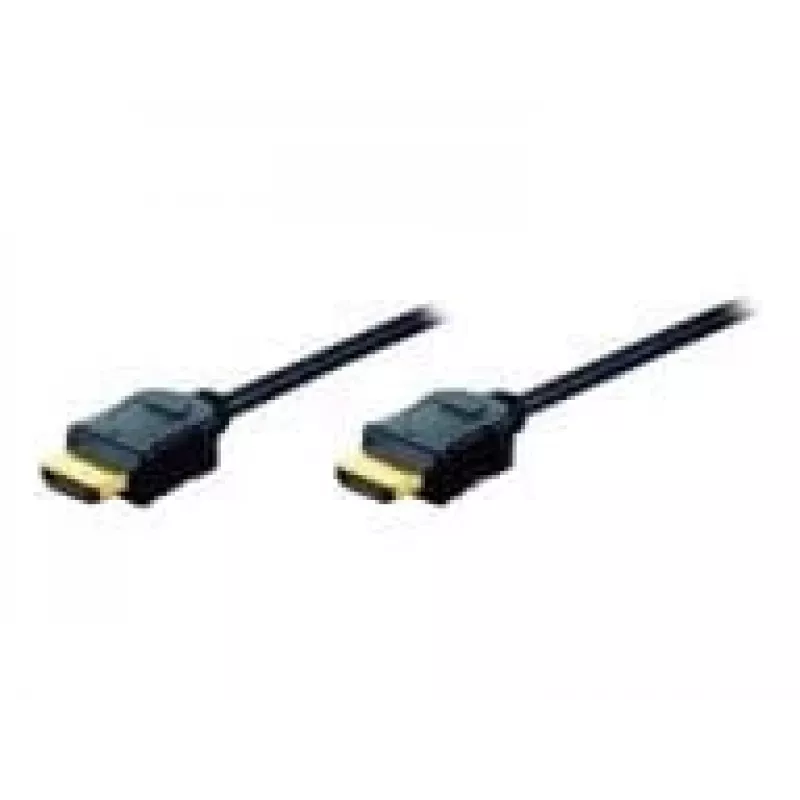 Assmann HDMI High Speed laidas su Ethernet, 10.0 m, A tipo M/M, juodas, auksuoti kontaktai (AK-330107-100-S)