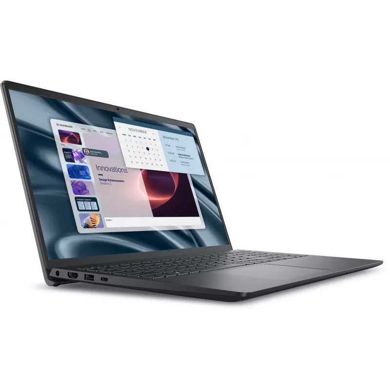 Nešiojamas kompiuteris Dell Pro 15 Essential PV15255 W11P R5-7520U | 8GB | 512GB | AMD Radeon 610M | FgrPr | WLAN+BT | 15.6 FHD | BcklKb | 3C | 65W | 3YPS Carbon Black (Plastikinis)